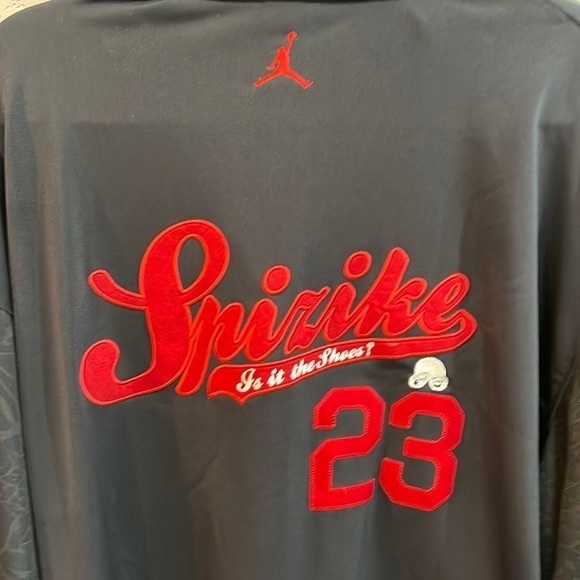 NIKE AIR JORDAN Spizike #23 “Is It The Shoes” Jacket Men’s Size XXL Pre-owned - Picture 6 of 6
